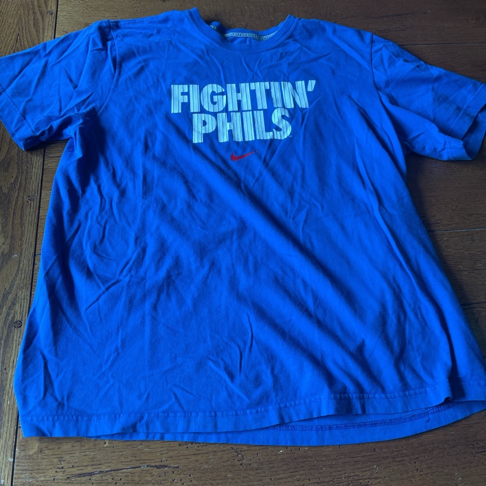 Nike Phillies Blue 'Fightin' Phils' T-Shirt - Picture 2 of 5